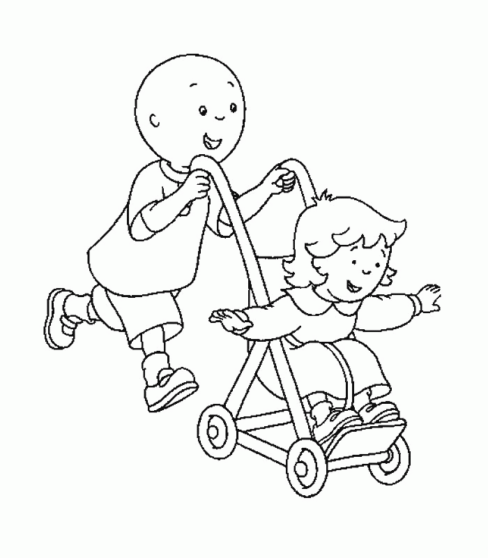 caillou coloring pages preschool - photo #10